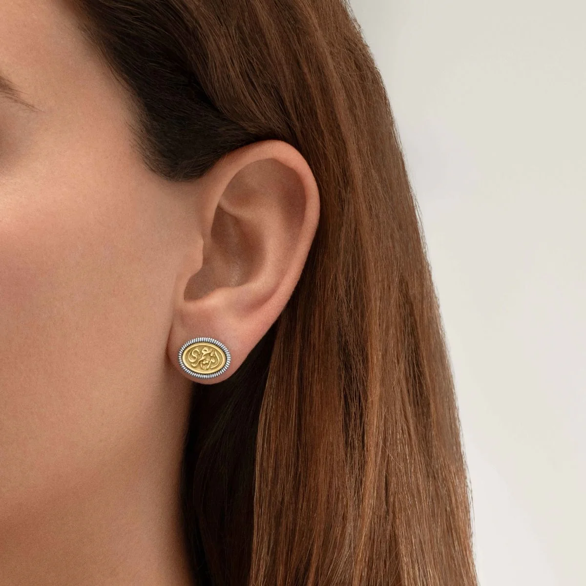 Eternity Button Earrings - Image 2