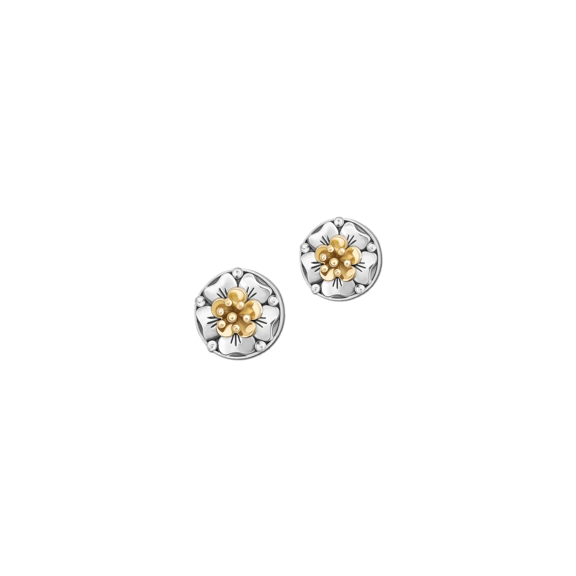 Floral Stud Earrings