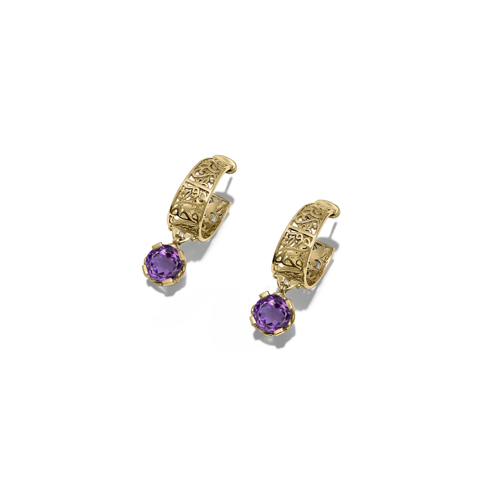 Gold Harmony Hoop Earrings - Image 4